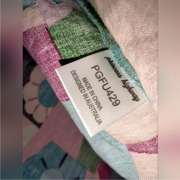 Princess Highway (Size AU14) Multicolor Patchwork Top & Bottom Matching Set - Picture 8 of 15